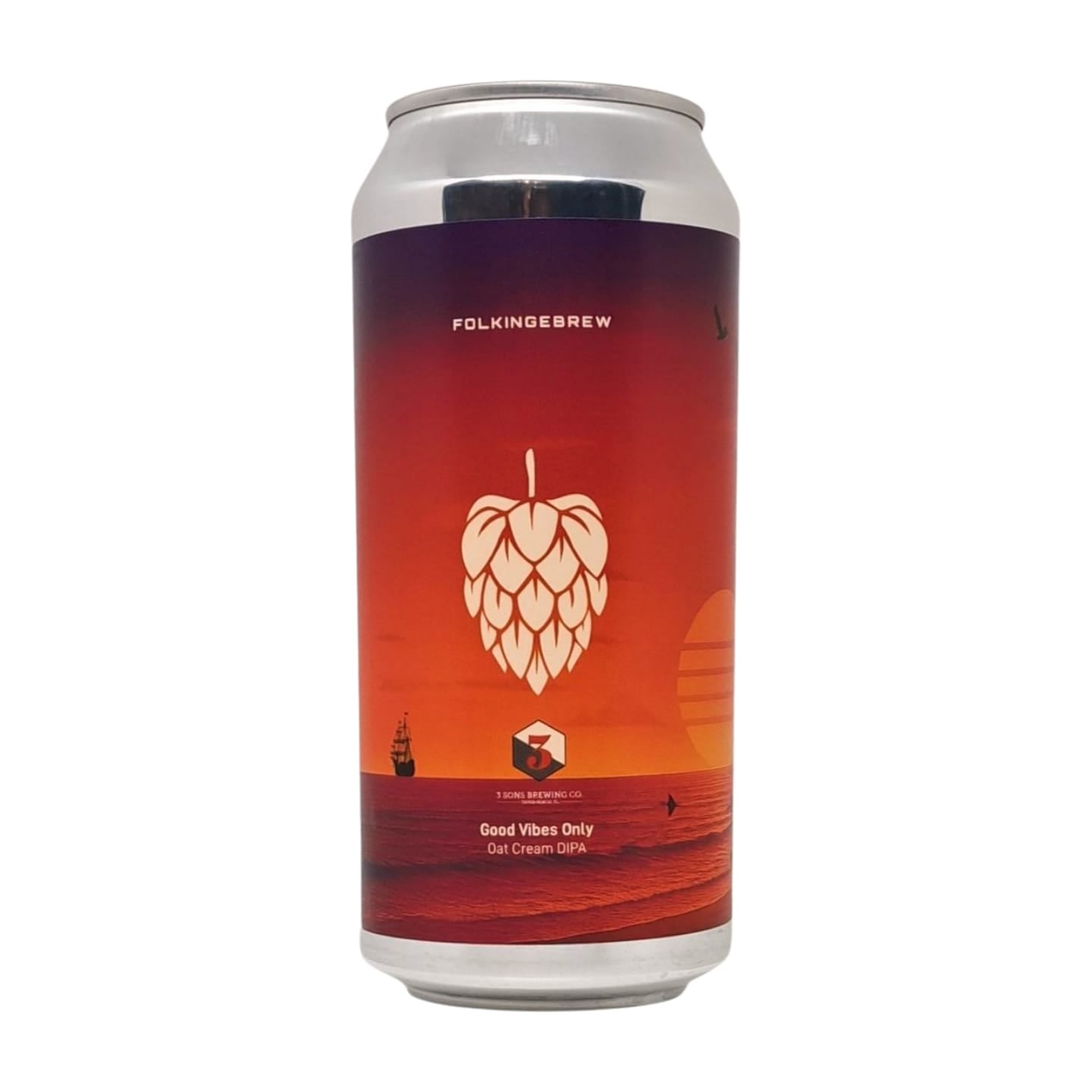 Folkingebrew X 3 Sons Good Vibes Only Double Oat IPa nline Kopen Verdins bier Webshop
