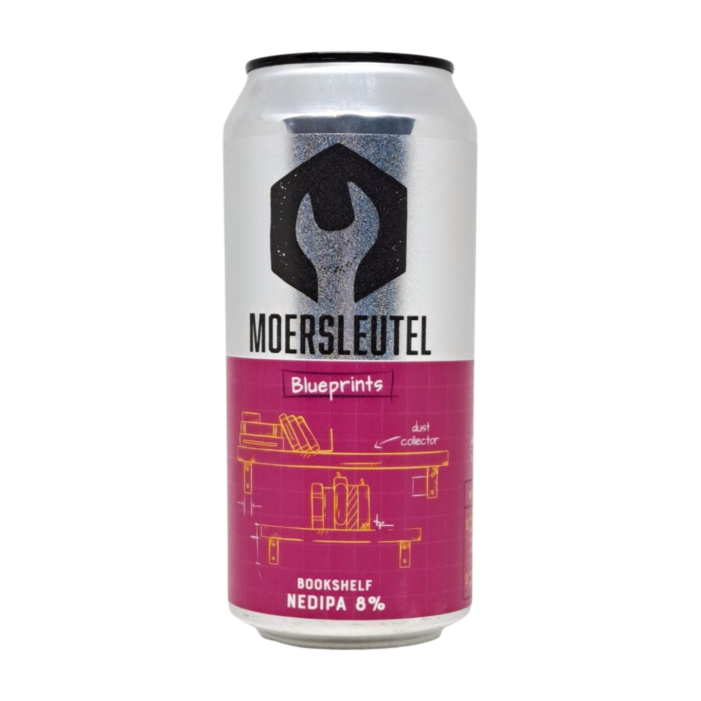 Moersleutel Blueprints: Bookshelf | Double NEIPA