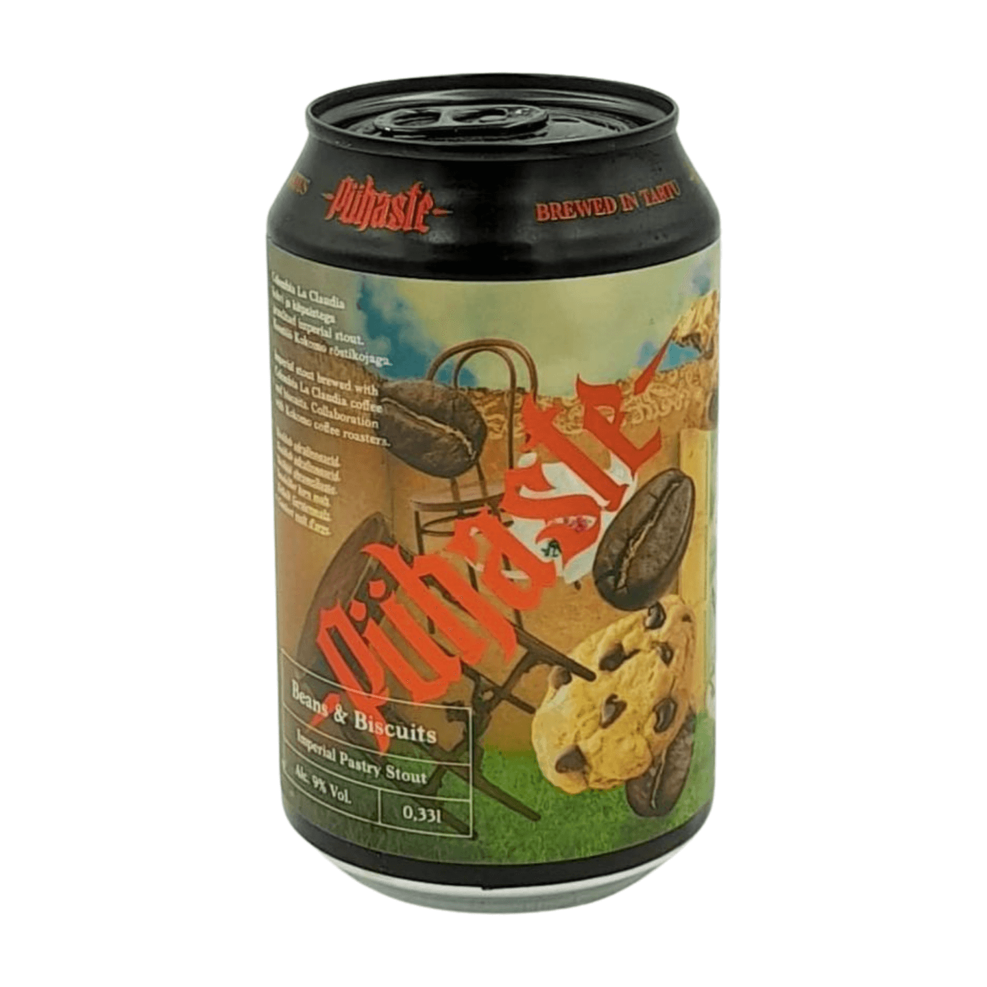Pühaste Brewery Beans & Biscuits | Imperial Pastry Stout Webshop Online Verdins Bierwinkel Rotterdam