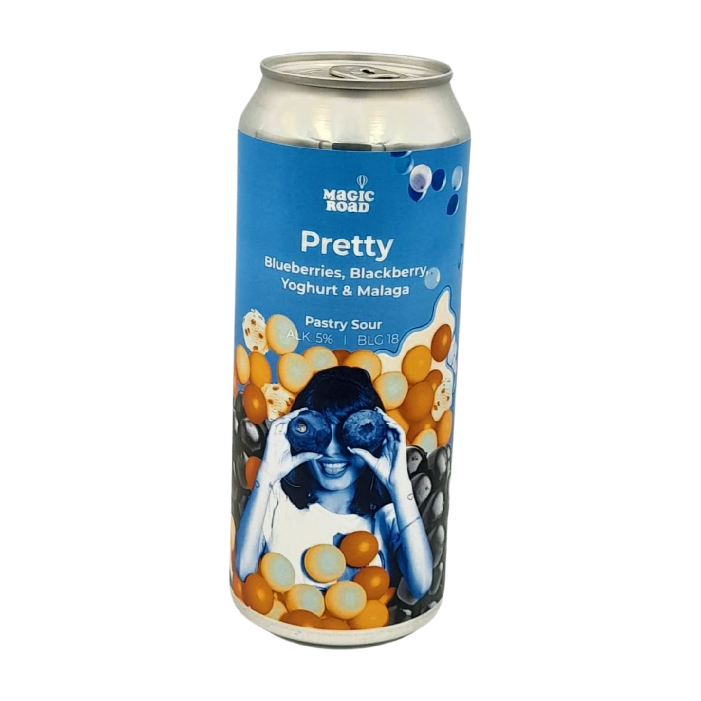 Magic Road Pretty Blueberry Blackberry Yogurt & Malaga | Pastry Sour verdins bierwinkel webshop Rotterdam