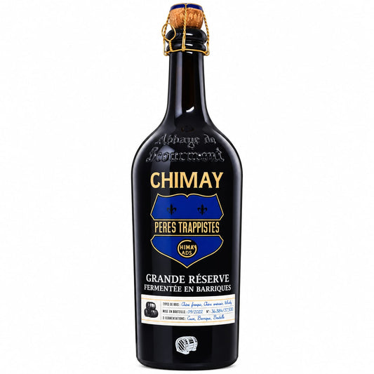 Chimay Grande Réserve Fermentée En Barriques - Chêne Français, Chêne Américain, Rhum (02/2025)  BA Quadrupel