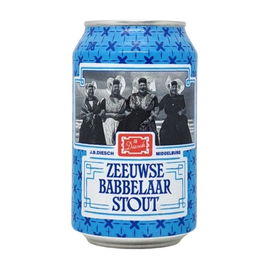 Dutch Bargain Zeeuwse Babbelaar Stout |  Milk Stout koop je bij Verdins Bierwinkel