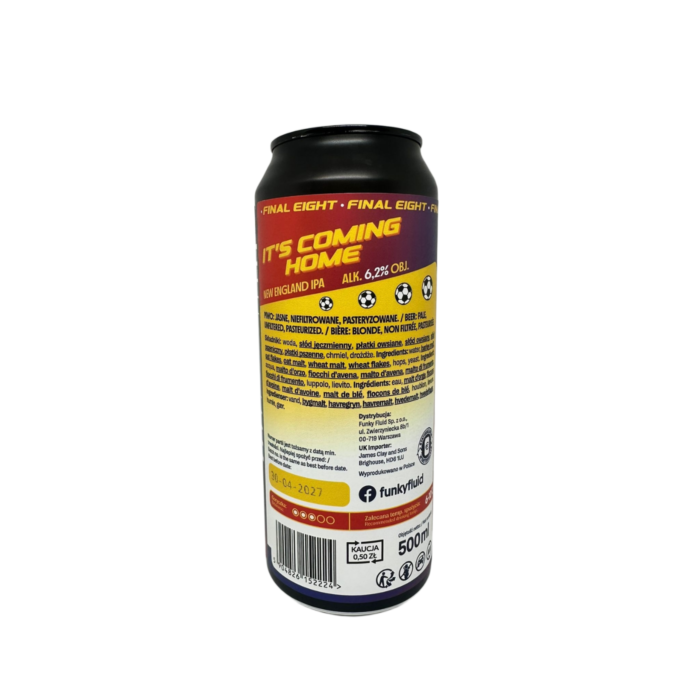 NEIPA online WK voetbal Engeland Funky Fluid Bier 