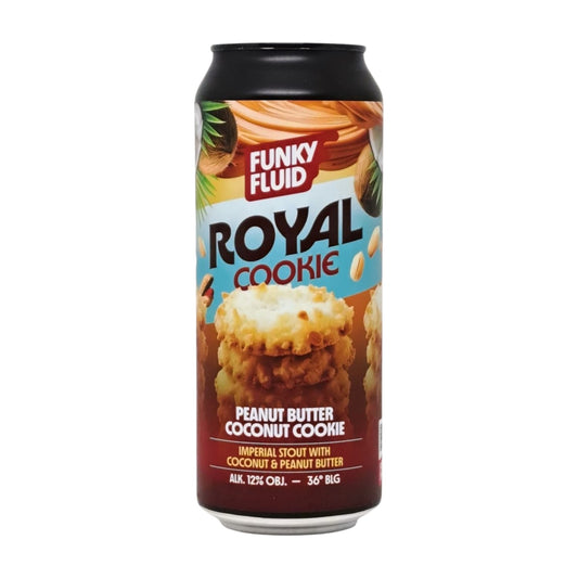 Funky Fluid Royal Cookie: Peanut Butter Coconut Cookie Pastry Stout