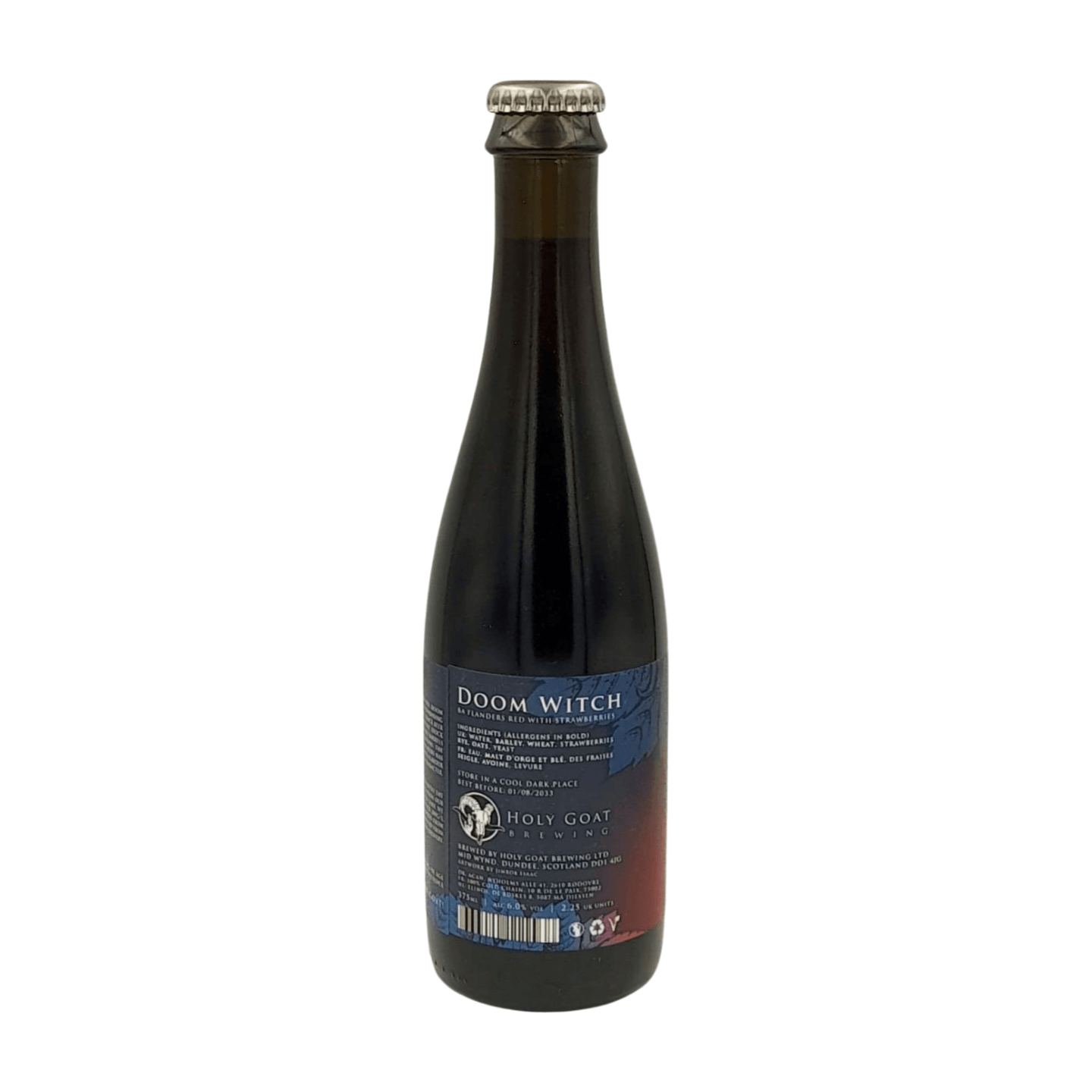 Holy Goat Doom Witch | Scottish Whiskey BA Strawberry Flanders Red Ale Webshop Online Verdins Bierwinkel Rotterdam