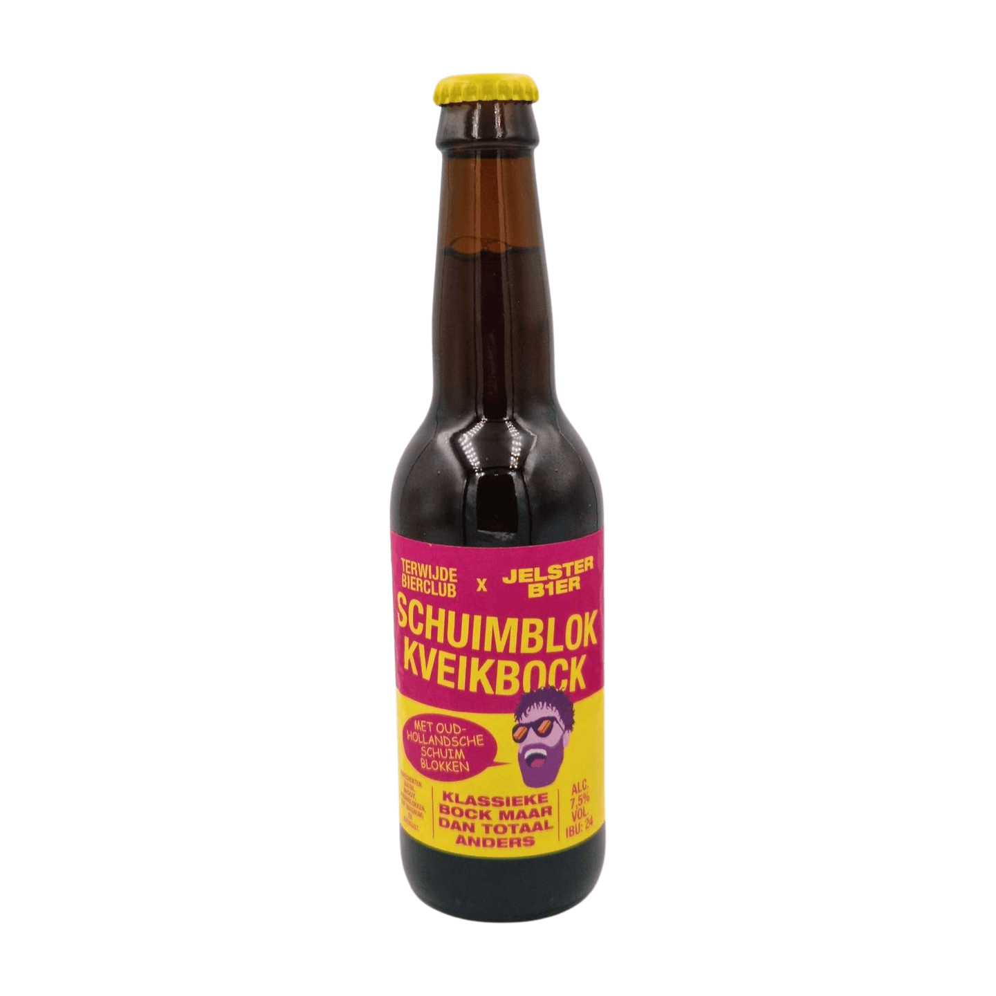 Jelster X Terwijde Bierclub Schuimblok Kveikbock | Pastry Bock Webshop Online Verdins Bierwinkel Rotterdam