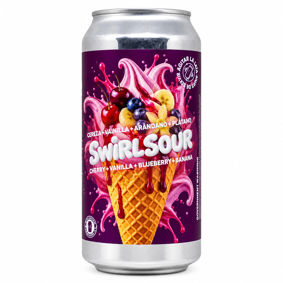 Malandar Breweing Swirl Sour - Cherry, Vanilla, Blueberry, Banana  Smoothie Sour
