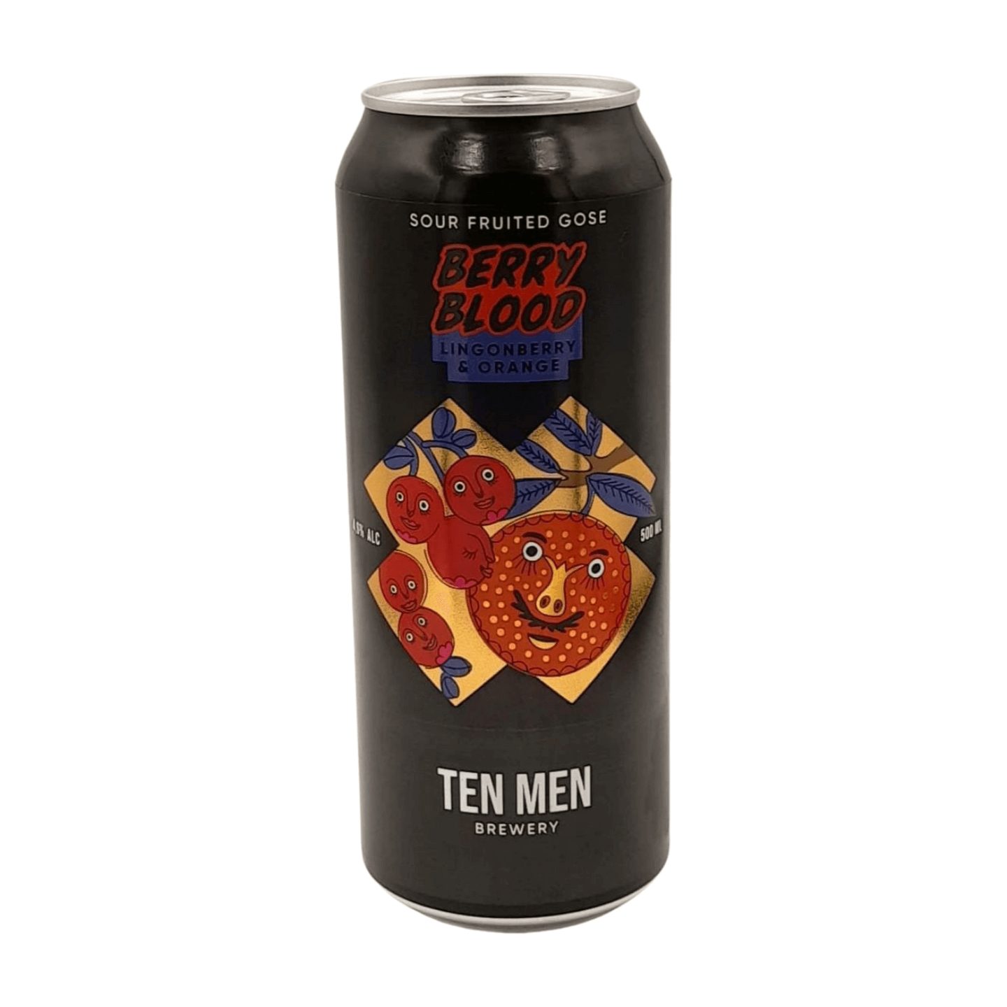 Ten Men Brewery Berry Blood: Lingonberry and Orange | Fruited Gose Webshop Online Verdins Bierwinkel Rotterdam