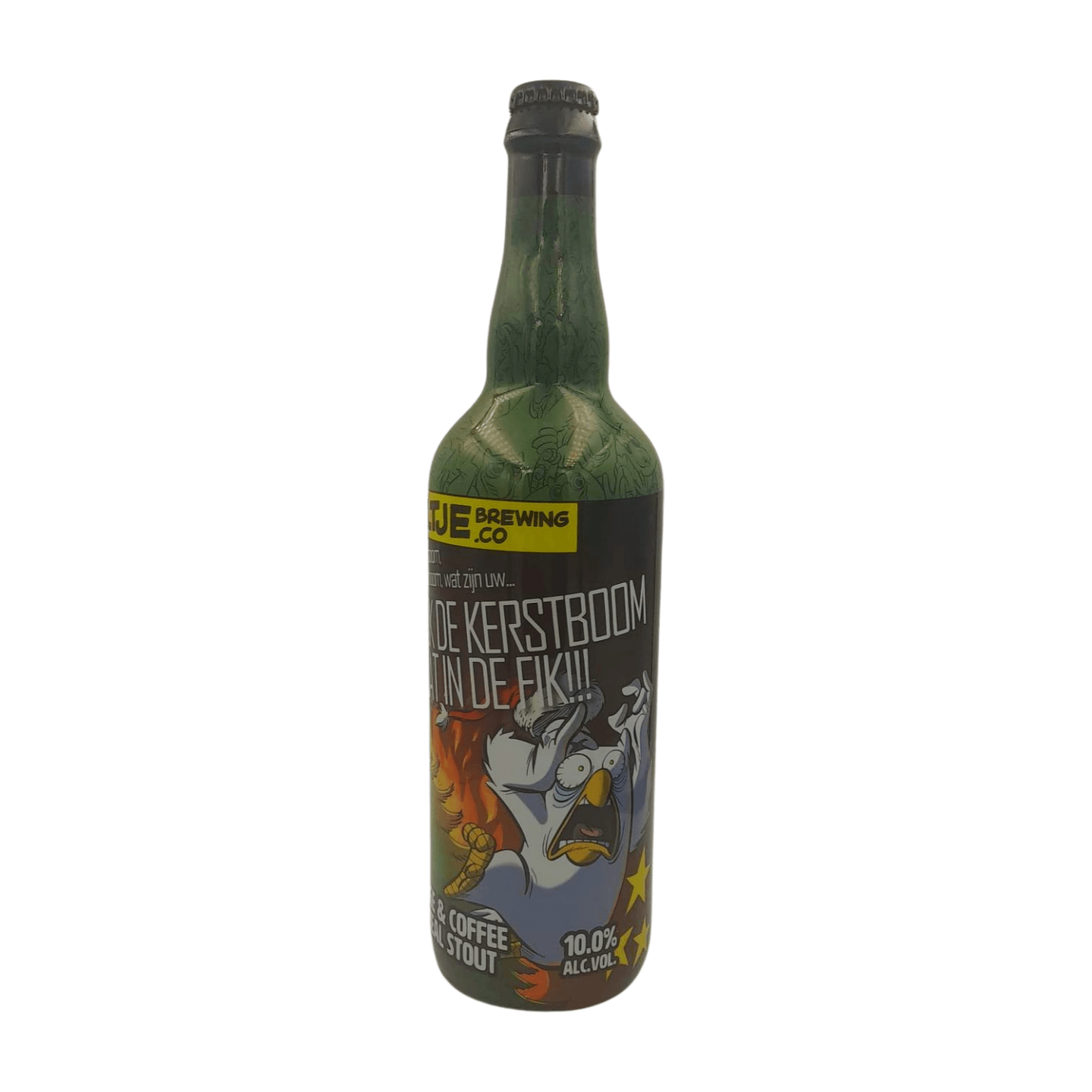 Uiltje F*ck de kerstboom staat in de fik!!! | Orange Coffee Oatmeal Stout 75CL Webshop Online Verdins Bierwinkel Rotterdam
